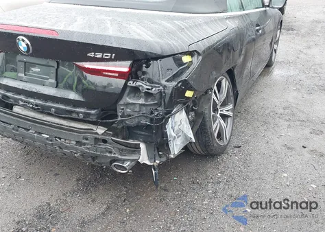 2021 BMW 430I z USA, uszkodzony, nr VIN WBA23AT05MCG85425